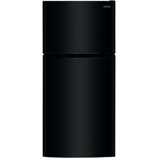 Front Zoom. Frigidaire - 20 Cu. Ft. Top-Freezer Refrigerator - Black.