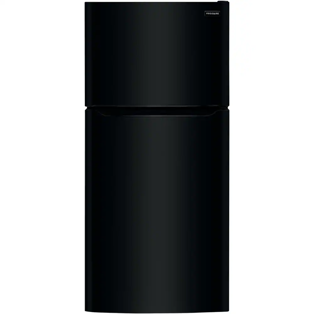 Front. Frigidaire - 20 Cu. Ft. Top-Freezer Refrigerator - Black.