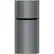 Front. Frigidaire - 20 Cu. Ft. Top-Freezer Refrigerator - Black stainless steel.