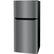 Alt View 11. Frigidaire - 20 Cu. Ft. Top-Freezer Refrigerator - Black stainless steel.