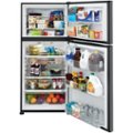 Alt View Zoom 12. Frigidaire - 20 Cu. Ft. Top-Freezer Refrigerator - Black stainless steel.