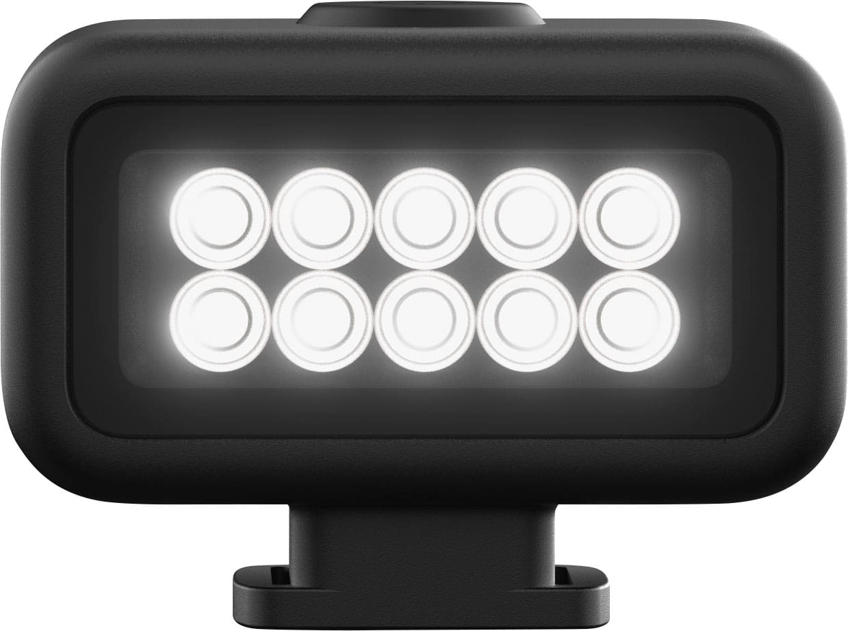 GoPro - Light Mod for HERO13 Black, HERO12 Black, HERO11 Black, HERO10 Black, HERO9 Black, HERO8 Black - Black - Angle_Zoom