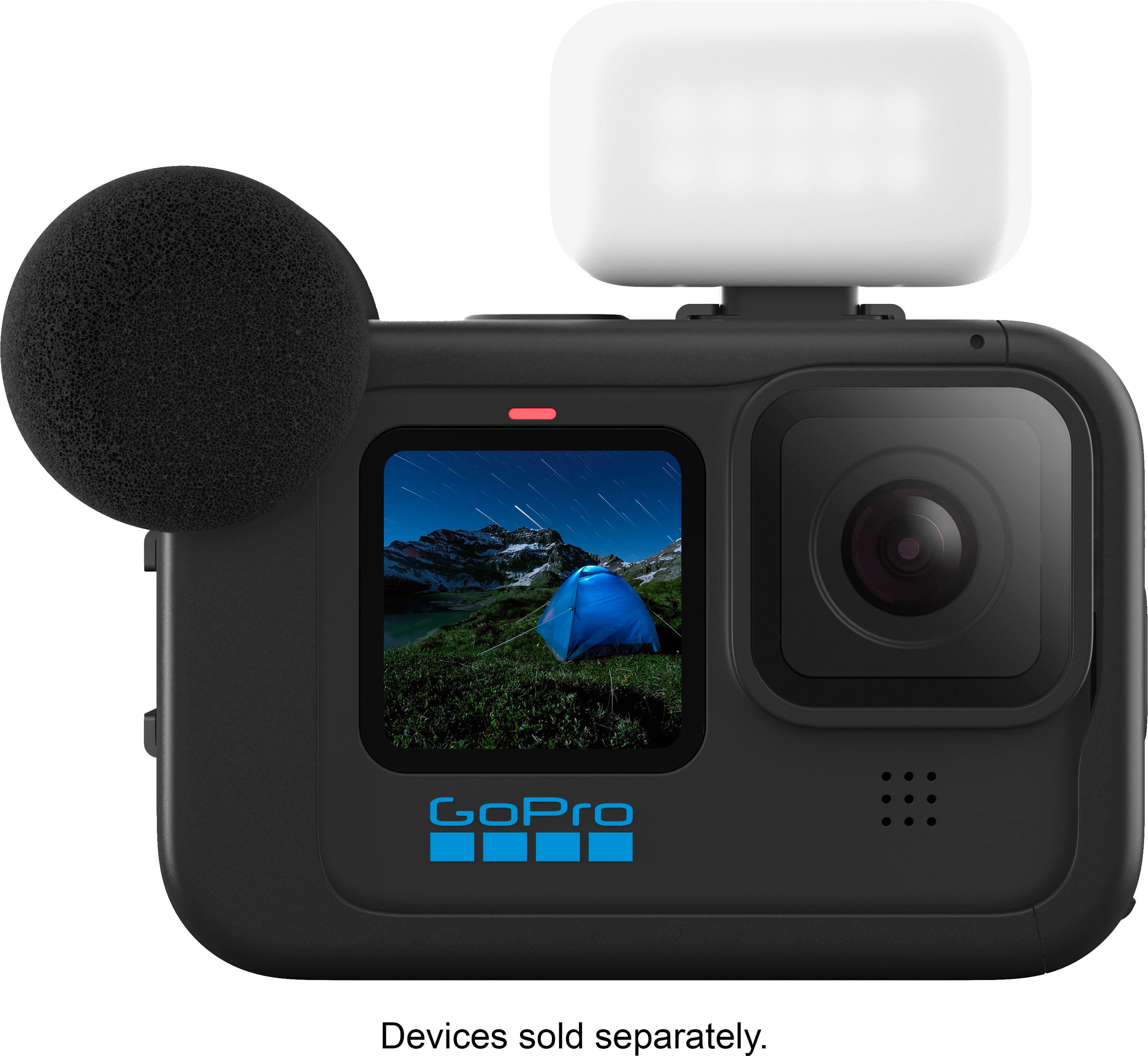 Alt View 15. GoPro - Light Mod (HERO12 Black/HERO11 Black/HERO10 Black/HERO9 Black/HERO8 Black) - Black.