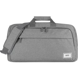 Solo - 15.6" Recycled Urban Move Duffel - Grey - Gray - Front_Zoom