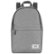 Front Zoom. Solo - Recycled Re:Vive Mini Backpack - Gray.