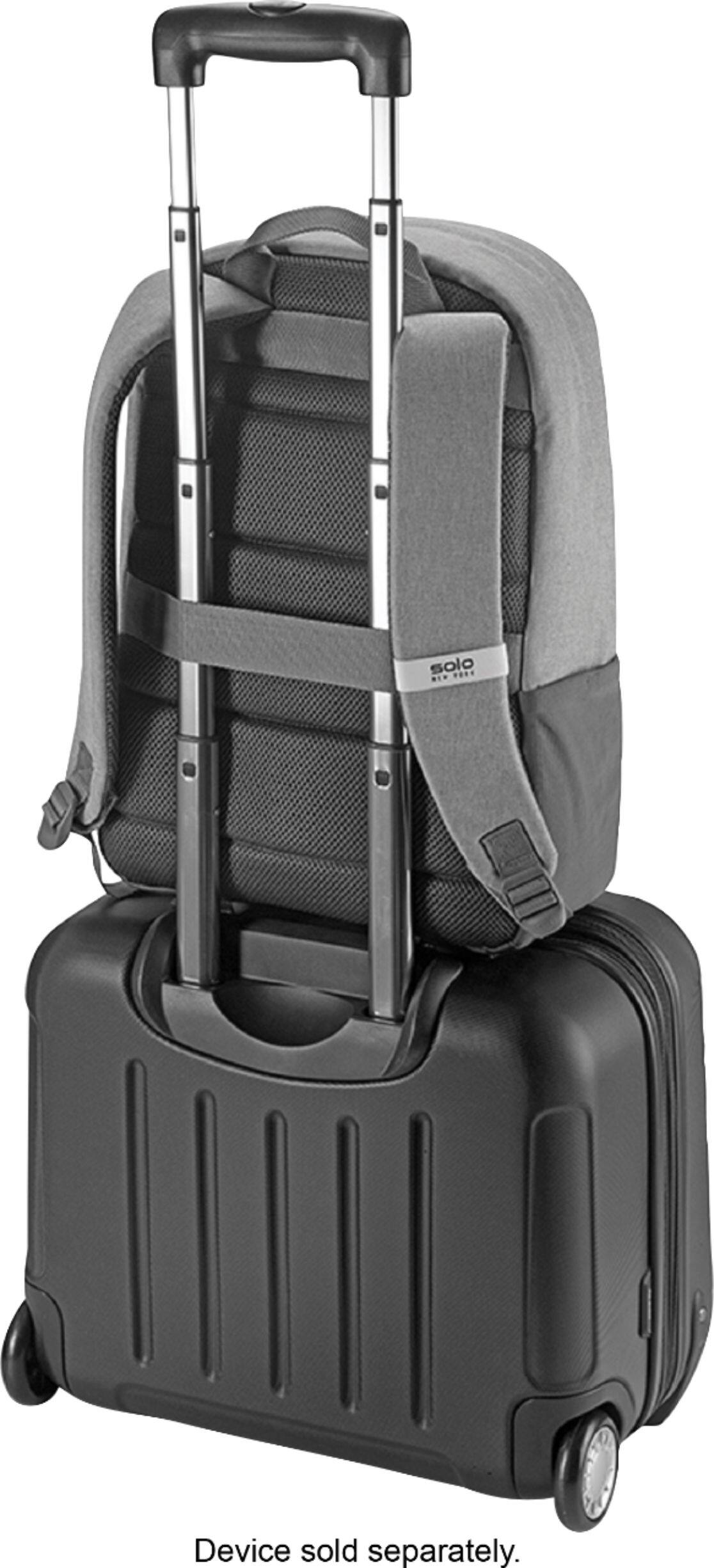 Alt View 13. Solo New York - Recycled Re:Cover 15.6" Laptop Backpack - Heathered Gray.