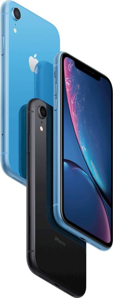 Alt View 12. Apple - Pre-Owned iPhone XR 128GB (Unlocked) - Blue.