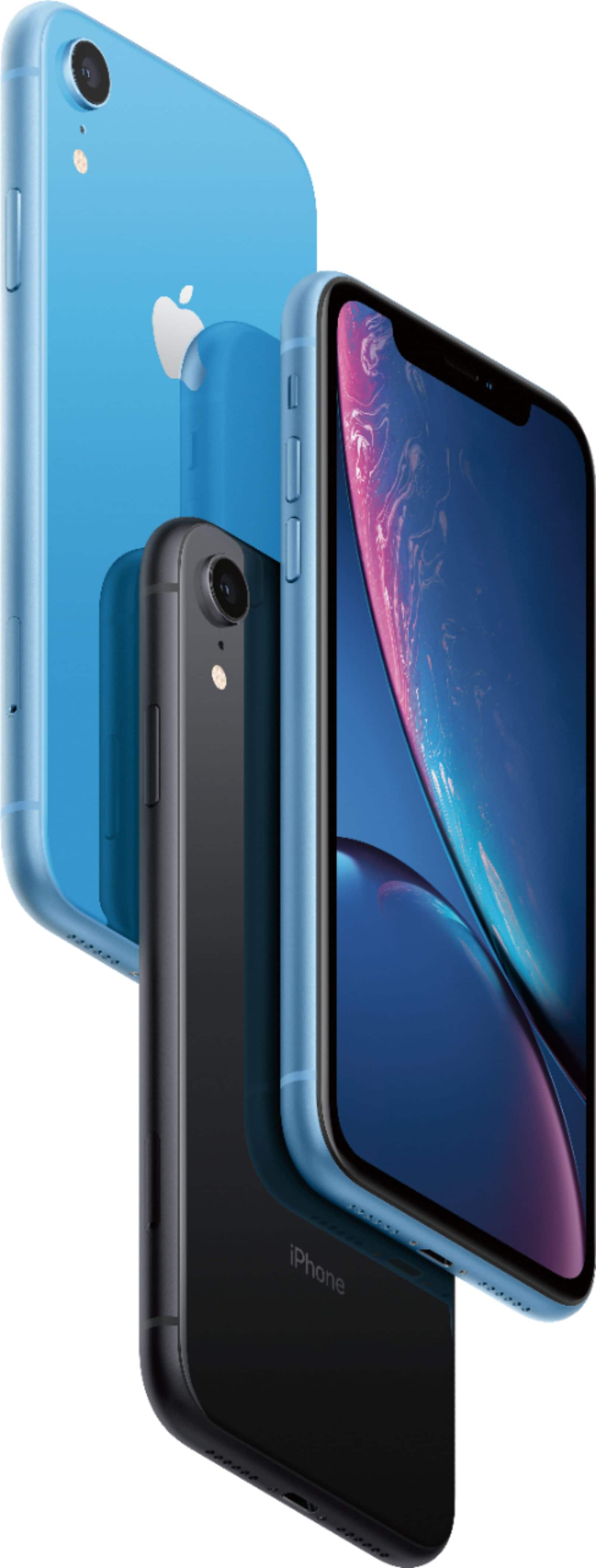 Alt View 12. Apple - Pre-Owned iPhone XR 256GB (Unlocked) - Blue.