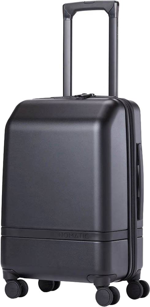 Left View: Nomatic - Carry-On Classic 22" Spinning Suitcase - Black