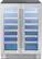 Angle. Zephyr - Presrv 24 in. 42-Bottle Dual Zone French Door Wine Cooler - Stainless Steel/Glass.