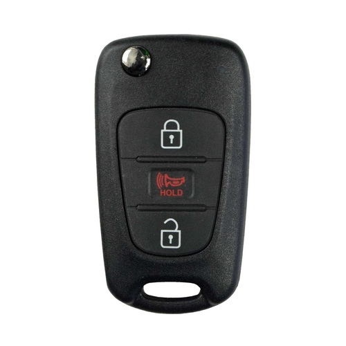DURAKEY - Replacement Full Function Transponder, Remote and Key for select (2010-2013) Kia Soul - Black