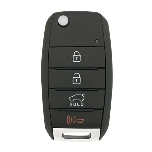 DURAKEY - Replacement Full Function Transponder, Remote and Key for select (2015-2019) Kia Sorento - Black