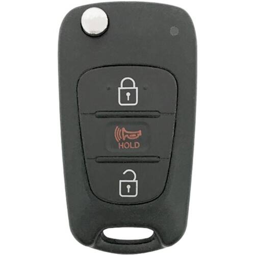 DURAKEY - Replacement Full Function Transponder, Remote and Key for select (2010-2013) Kia Soul - Black