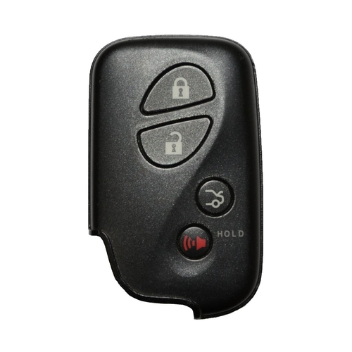DURAKEY - Replacement Full Function Transponder, Remote and Key for select (2010-2012) Lexus LS460 and (2010-2012) Lexus HS250 - Black
