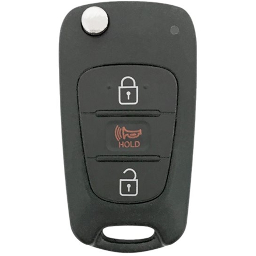DURAKEY - Replacement Full Function Transponder, Remote and Key for select (2010-2013) Kia Soul - Black