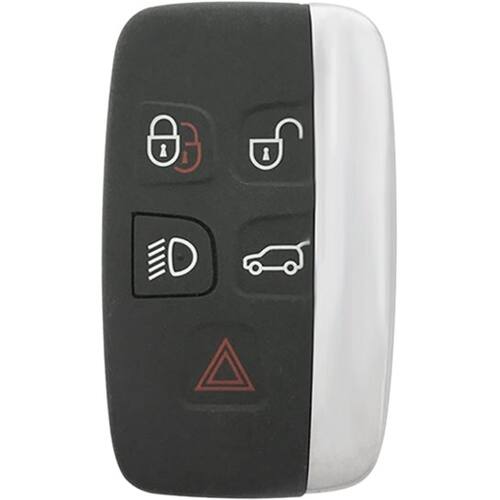 DURAKEY - Replacement Full Function Transponder, Remote and Key for select (2011-2017) Range Rover - Silver/Black