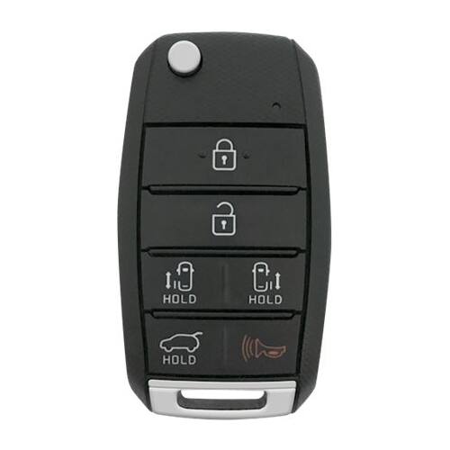 DURAKEY - Replacement Full Function Transponder, Remote and Key for select (2015-2018) Kia Sedona - Black