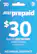 Front. AT&T Prepaid - $30 Prepaid Card.