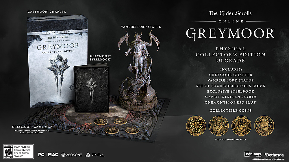 The Elder Scrolls Online: Greymoor Physical Collector's Edition Upgrade PlayStation 4 17531 Best Buy