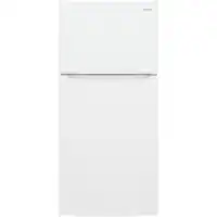 Frigidaire - 20 Cu. Ft. Garage Ready Top-Freezer Refrigerator - White - Front_Zoom