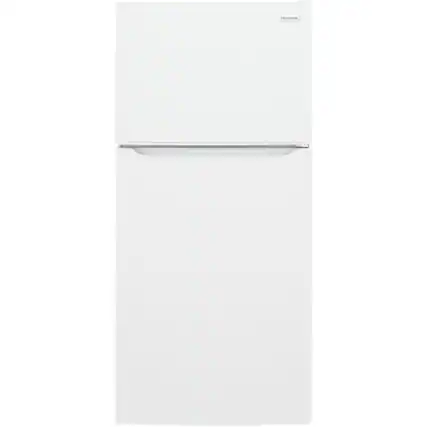 Front. Frigidaire - 20 Cu. Ft. Top-Freezer Refrigerator - White.