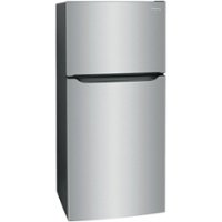 Frigidaire - 20 Cu. Ft. Top-Freezer Refrigerator - Stainless Steel - Front_Zoom