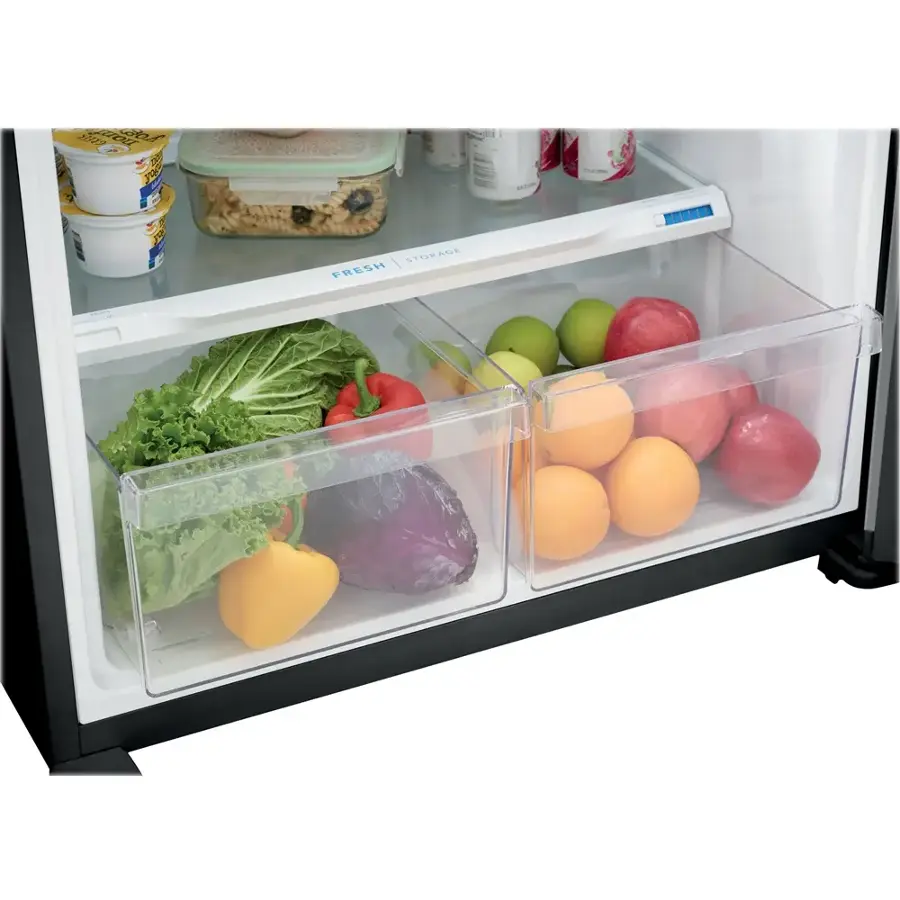 Alt View 18. Frigidaire - 20 Cu. Ft. Top-Freezer Refrigerator - Stainless steel.
