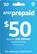 Front. AT&T Prepaid - $50 Prepaid Card.