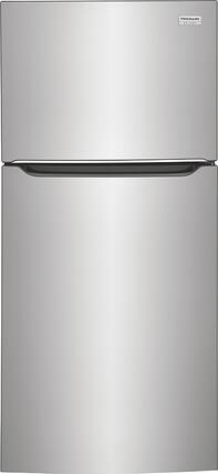 Front. Frigidaire - Gallery 20 Cu. Ft. Top-Freezer Refrigerator - Smudge-Proof® Stainless Steel.
