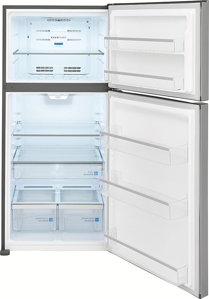 Alt View 13. Frigidaire - Gallery 20 Cu. Ft. Top-Freezer Refrigerator - Smudge-Proof® Stainless Steel.