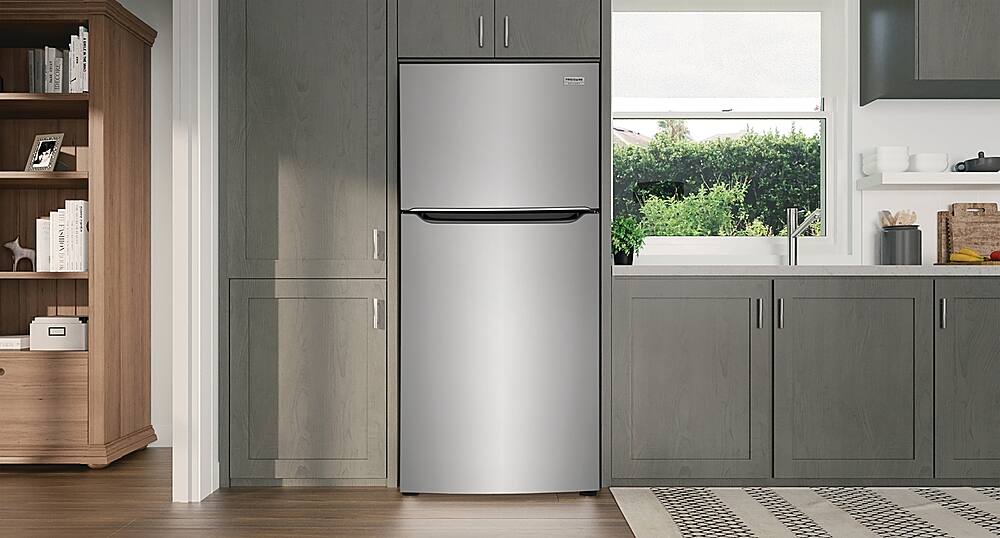 Alt View 14. Frigidaire - Gallery 20 Cu. Ft. Top-Freezer Refrigerator - Smudge-Proof® Stainless Steel.