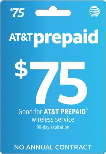 AT&T Prepaid - $75 Prepaid Card