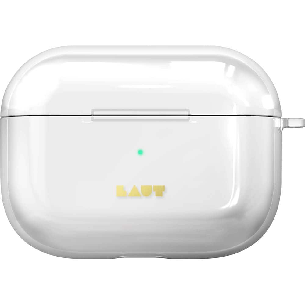 Front. LAUT - CRYSTAL-X Case for Apple AirPods Pro - Crystal Clear.