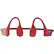 Front. AfterShokz - Aeropex Wireless Bone Conduction Open-Ear Headphones - Solar Red.