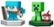 Alt View Zoom 12. Minecraft - Earth Boost Mini Figure (2-Pack) - Styles May Vary.