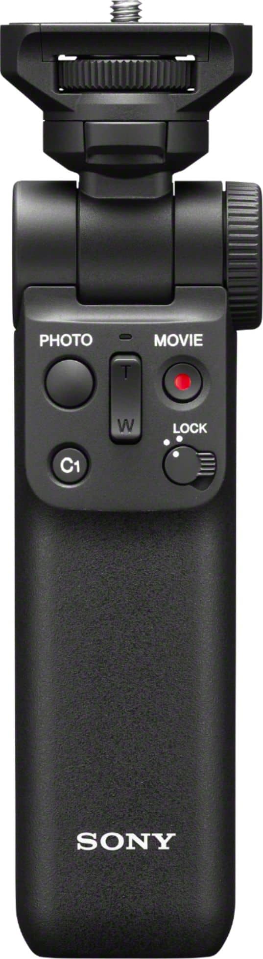 Sony - Wi-Fi Bluetooth Remote with Shooting Grip - Black - Angle_Zoom