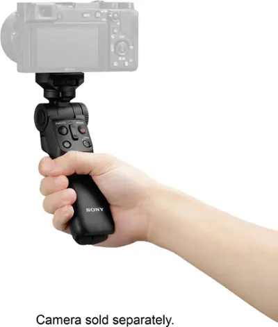 Sony - GPVPT2BTB Wireless Bluetooth Shooting Grip and Tripod - Black