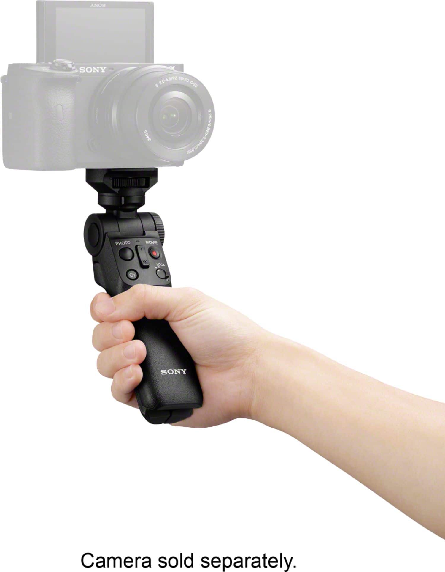 Alt View 13. Sony - Shooting Grip with Wireless Remote Commander - Black.
