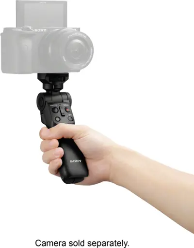 Sony - GPVPT2BTB Wireless Bluetooth Shooting Grip and Tripod - Black