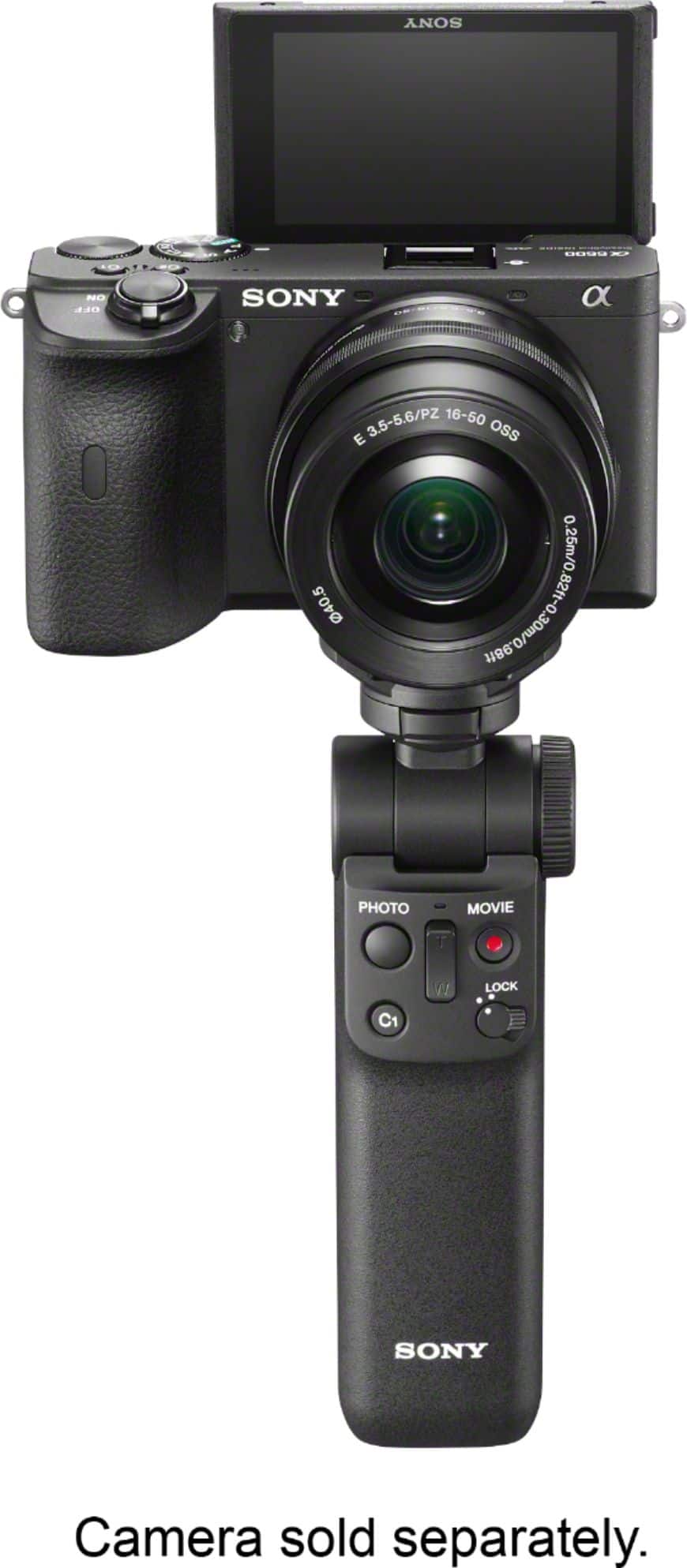 Alt View 16. Sony - Shooting Grip with Wireless Remote Commander - Black.