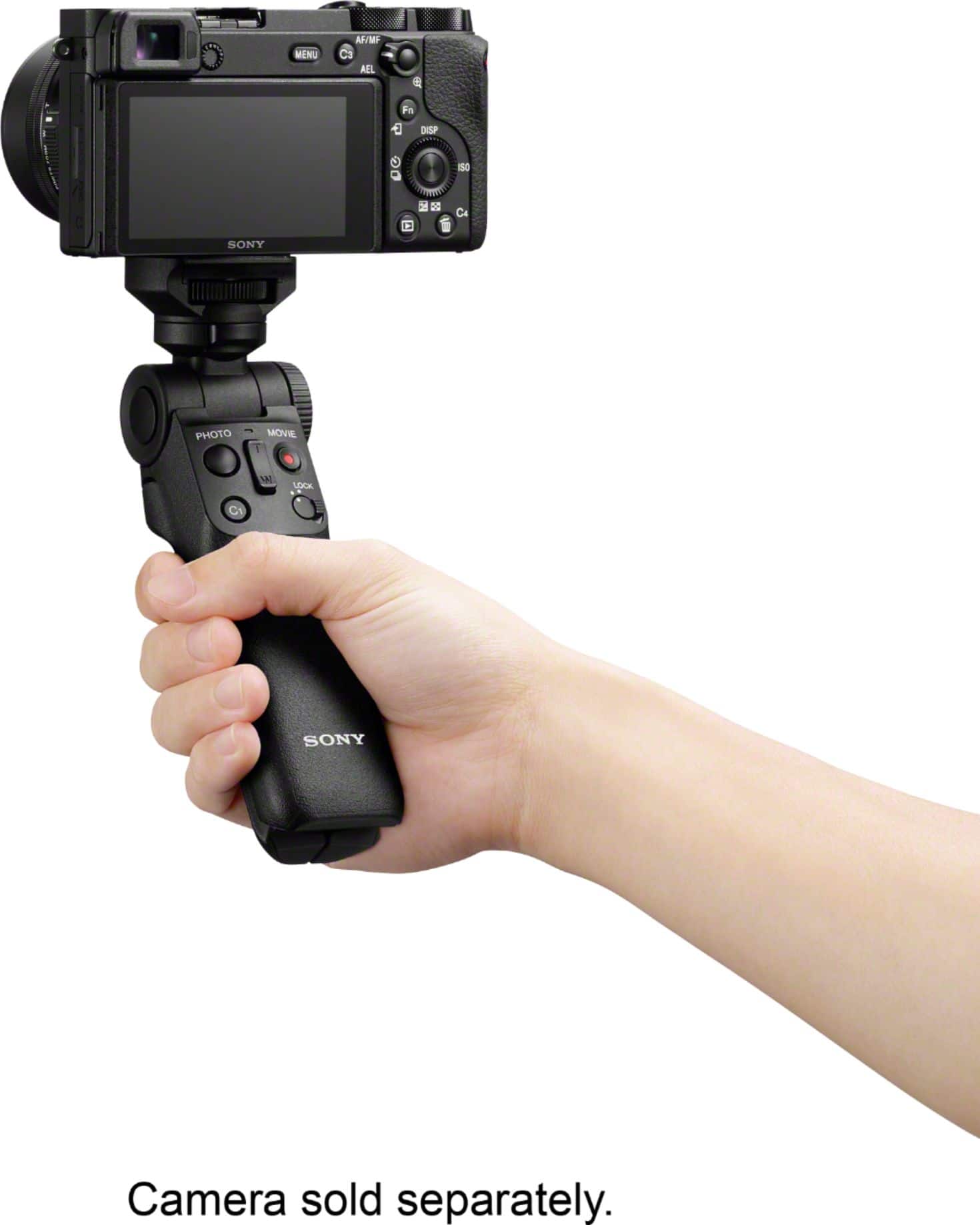 Alt View 19. Sony - Shooting Grip with Wireless Remote Commander - Black.