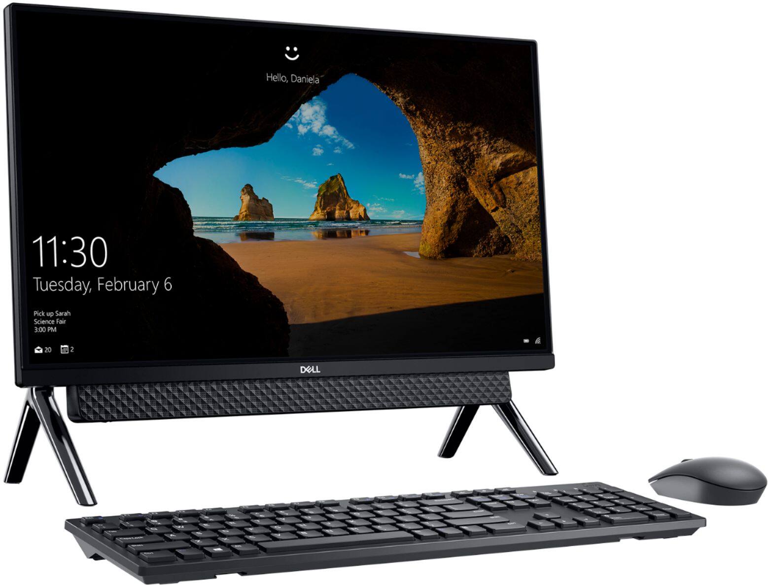 Alt View 4. Dell - Inspiron 24" Touch-Screen All-In-One - Intel Core i3 - 8GB Memory - 256GB SSD.