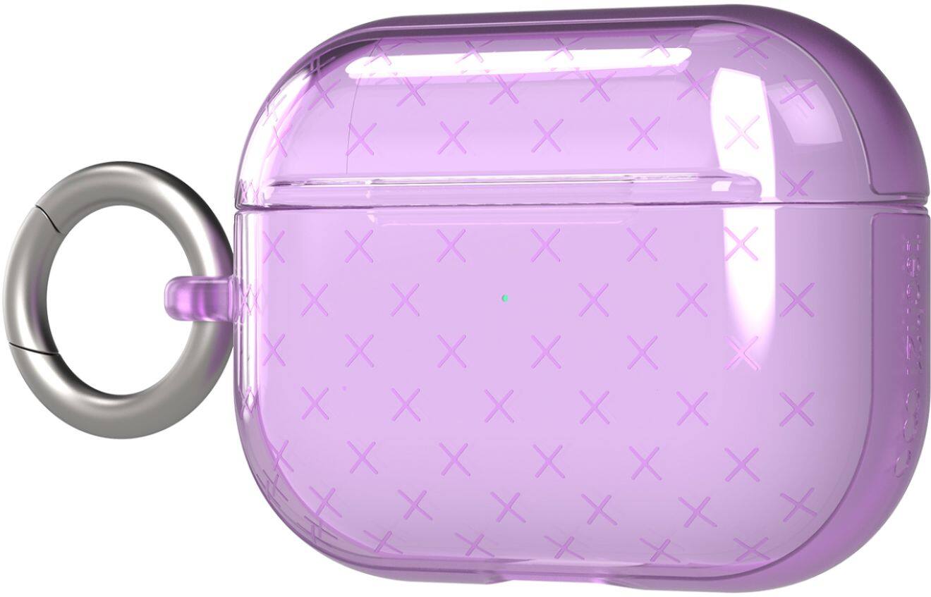 オーディオ機器 イヤフォン Best Buy: Tech21 Studio Colour Case for Apple AirPods Pro Orchid 