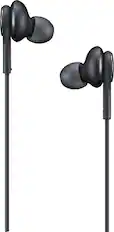 Front. Samsung - EO-IC100 Wired In-Ear Headphones - Black.