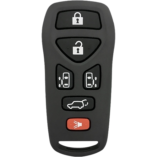 DURAKEY - Replacement Full Function Remote for select (2004-2009) Nissan Quest - Black
