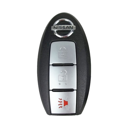 DURAKEY - Replacement Full Function Transponder, Remote and Key for select (2007-2012) Nissan Pathfinder - Silver/Black