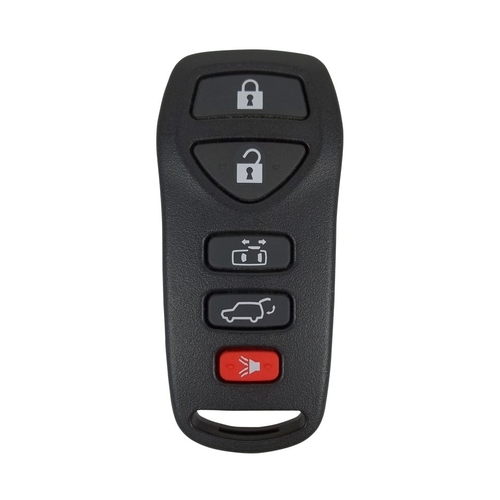 DURAKEY - Replacement Full Function Remote for select (2004-2009) Nissan Quest - Black