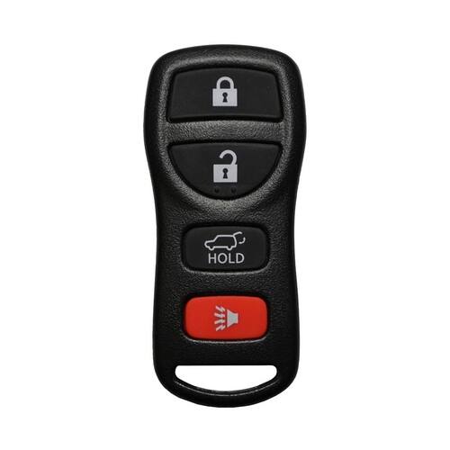 DURAKEY - Replacement Full Function Remote for select (2004-2012) Nissan Armada and (2004-2007) Infiniti QX56 - Black