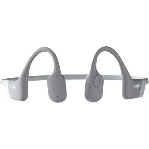 Front Zoom. AfterShokz - Aeropex Wireless Bone Conduction Open-Ear Headphones - Lunar Gray.
