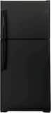 GE - 33 in. Wide 21.9 Cu. Ft. Top-Freezer Refrigerator with Garage Ready Performance - Black
